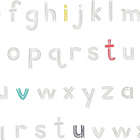 Alternate image 1 for Stokke&reg; Sleepi&trade; Petite Pehr Mini Fitted Crib Sheet in Rainbow Alphabet