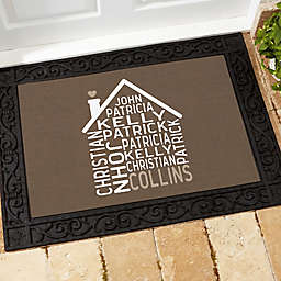 House Family Personalized Doormat