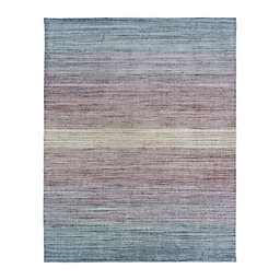 Serenity Sunset Skies Handcrafted Rug in Blue/Grey