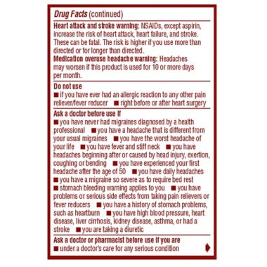 Advil&reg; Migraine 20-Count Pain Reliever Capsules. View a larger version of this product image.