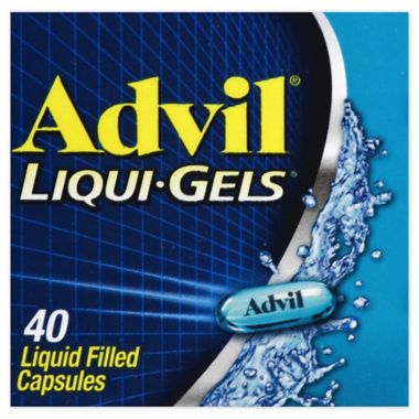 Advil&reg; 40-count 200 mg Liquid Gels. View a larger version of this product image.