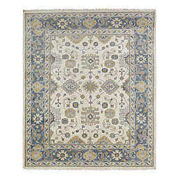 9x12 Hand Knotted Rug12x9 Area Rug, Blue Grey Area Rugs 9×12