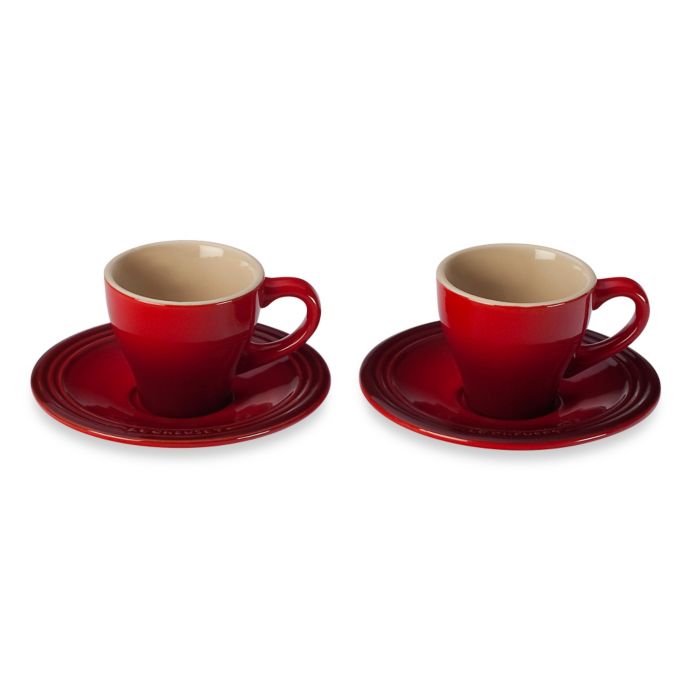 Le Creuset Espresso Cups And Saucers Bed Bath Beyond