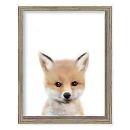 Boston Warehouse® Baby Fox 12-Inch x 15-Inch Framed Wall Art