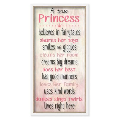 Boston Warehouseboston Warehouse 25 Inch X 13 Inch True Princess Canvas Wall Art Dailymail