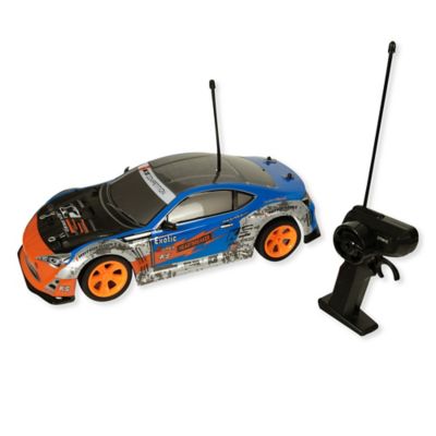remote control blue car