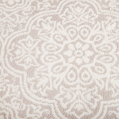 Home Dynamix Westwood Floral Medallion 1&#39;6 x 2&#39;6 Accent Rug in Taupe. View a larger version of this product image.