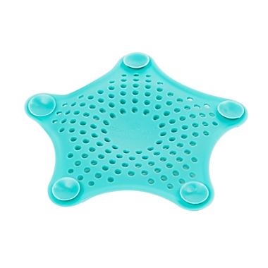 Umbra&reg; Starfish Drain Cover in Surf Blue. View a larger version of this product image.