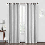 Quinn Stripe 84-Inch Grommet Blackout Window Curtain Panel in Grey (Single)