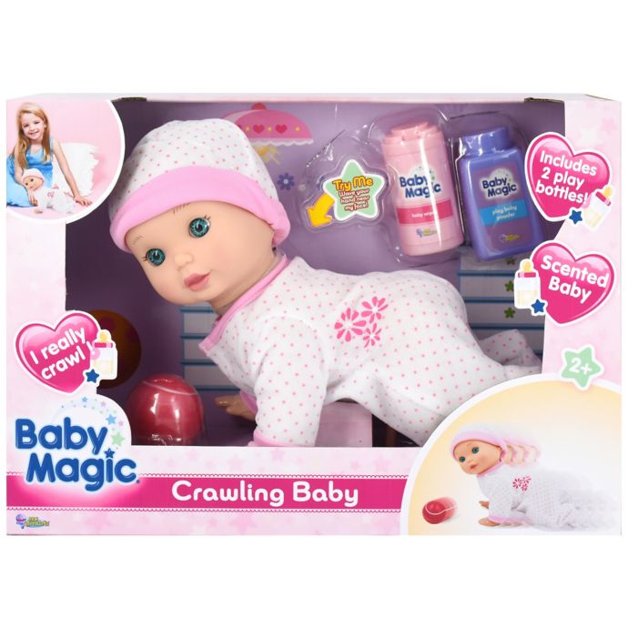 Baby Magic® Crawling Baby Doll 4-Piece Playset | Bed Bath ...