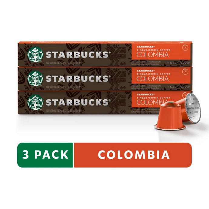 Starbucks® by Nespresso® Colombia Coffee Capsules 30-Count ...