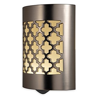 GE LED Coverlite Night Light in Brushed Nickel. View a larger version of this product image.