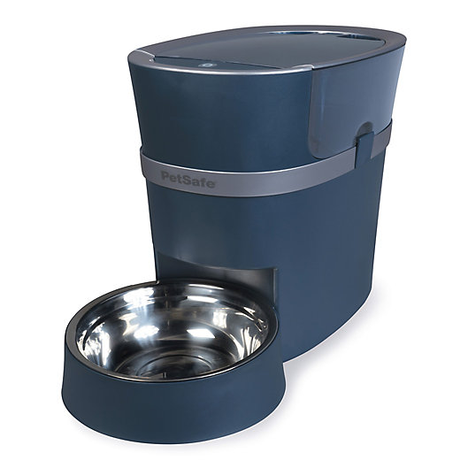 Automatic Cat Dog Feeder In Dark Blue, Automatic Fire Pit Feeder