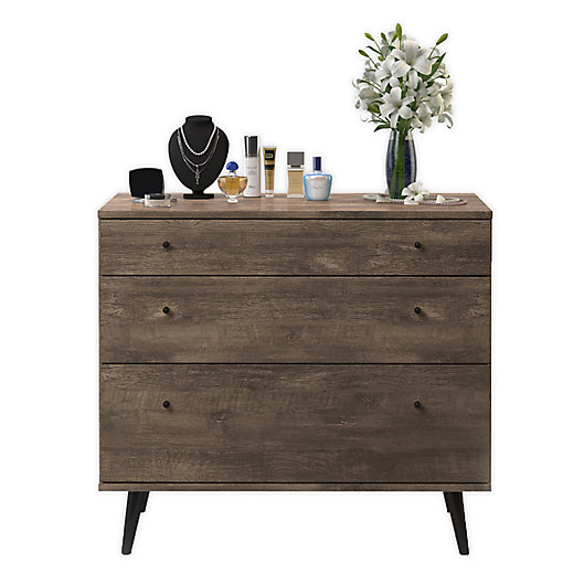 Midtown Concept Mid Century 3 Drawer, Dresser Bed Bath And Beyond