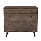 Alternate image 5 for Midtown Concept&trade; Mid-Century 3-Drawer Dresser in Brown