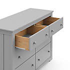 Alternate image 4 for Graco&reg; Hadley 6-Drawer Dresser in Pebble Grey