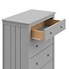 Alternate image 4 for Graco&reg; Hadley 4-Drawer Dresser in Pebble Grey