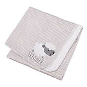 Gerber&reg; Lamb Appliqued Plush Blanket in Grey