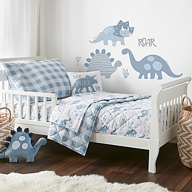Levtex Baby Dino Toddler Bedding Set in Blue. View a larger version of this product image.