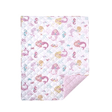 Levtex Baby Mermaid Toddler Bedding Set in Pink. View a larger version of this product image.