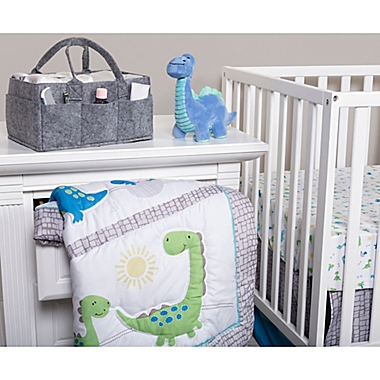 Sammy &amp; Lou 4-Piece Dinosaur Pals Crib Bedding Set. View a larger version of this product image.