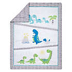 Alternate image 7 for Sammy &amp; Lou 4-Piece Dinosaur Pals Crib Bedding Set