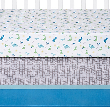 Sammy &amp; Lou 4-Piece Dinosaur Pals Crib Bedding Set. View a larger version of this product image.