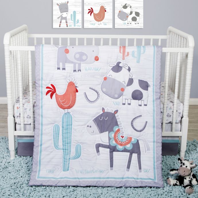 Sammy Lou 4 Piece Farmstead Friends Crib Bedding Set Buybuy Baby