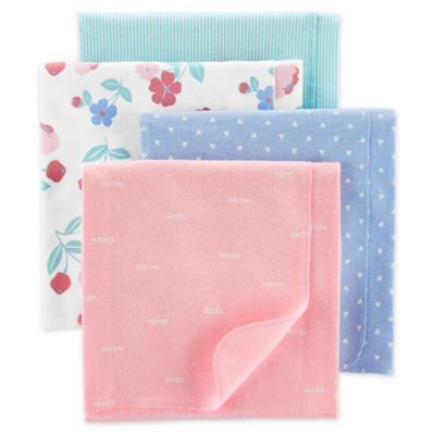 floral receiving blankets