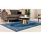 Alternate image 2 for Unique Loom Midnight 4&#39; x 6&#39; Area Rug in Navy