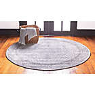 Alternate image 2 for Unique Loom Midnight 5&#39; x 5&#39; Area Rug in Light Gray