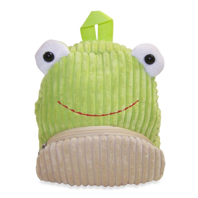stuffed frog backpack