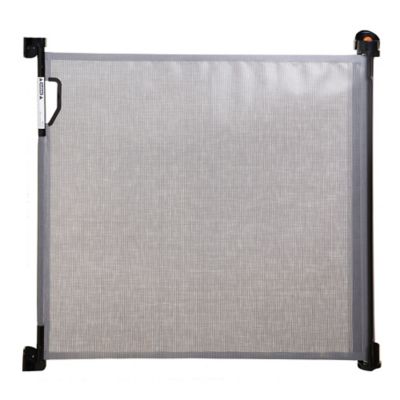 white retractable gate