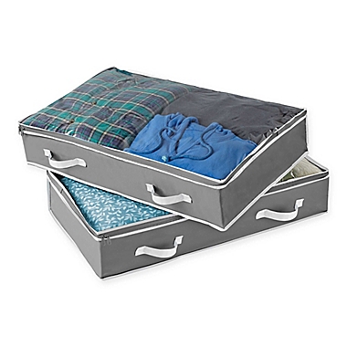 Studio 3B&trade; Underbed Storage Bags (Set of 2). View a larger version of this product image.