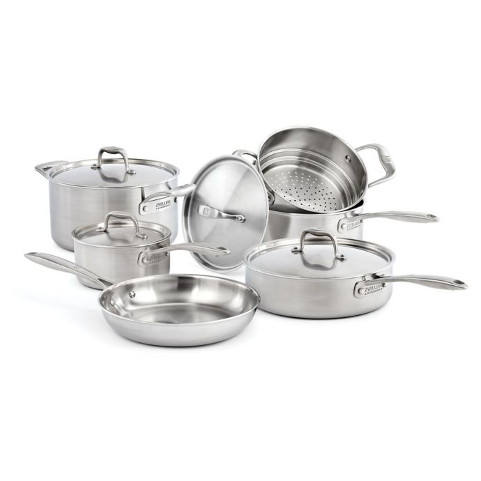 Zwilling® J.A. Henckels Sol II Stainless Steel 10Piece Cookware Set