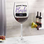 Bachelorette Bash Personalized 19.25 oz. Red Wine Glass