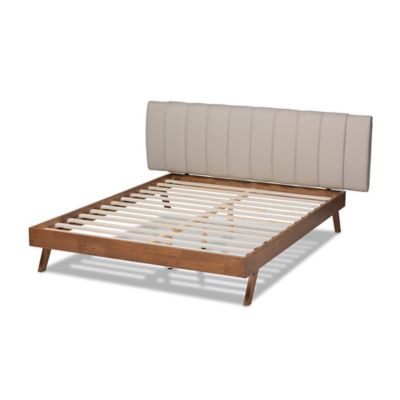 Baxton Studio® Delicia Upholstered Platform Bed | Bed Bath & Beyond