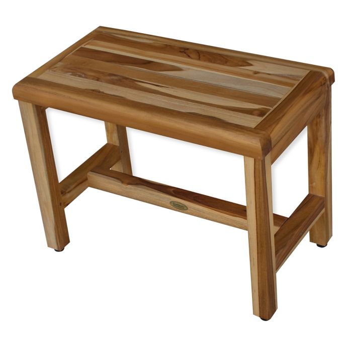 EcoDecors EarthyTeak™ Classic 24 Inch Teak Bench