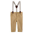 Alternate image 0 for OshKosh B&#39;gosh&reg; Size 12M Khaki Suspender Pants in Brown