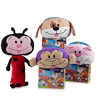 Childrens Car Seat Belt Buddy Soft Toy Pet Travel Pillow Kids Belt Cover Cuddle 