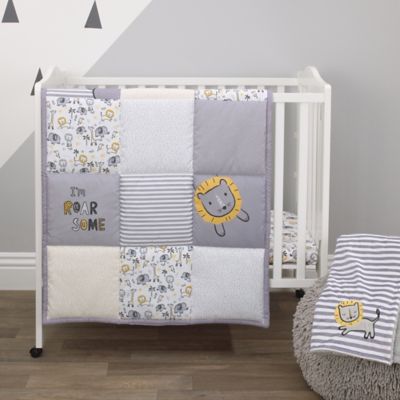 mini crib bedding set for boy