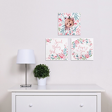 Trend Lab&reg; 3-Pack Painterly Floral Wrapped Canvas Wall Art Set. View a larger version of this product image.