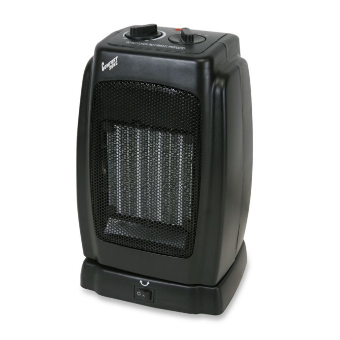 Comfort Zone Oscillating Ceramic Heater Bed Bath Beyond