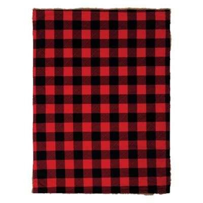buffalo plaid receiving blanket