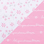 Alternate image 1 for Sammy &amp; Lou Floral Fitted Crib Sheets in Pink/Grey (Set of 2)