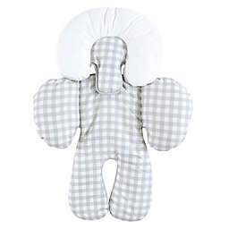 Hudson Baby® Infant Car Seat Head and Body Support in Grey Gingham