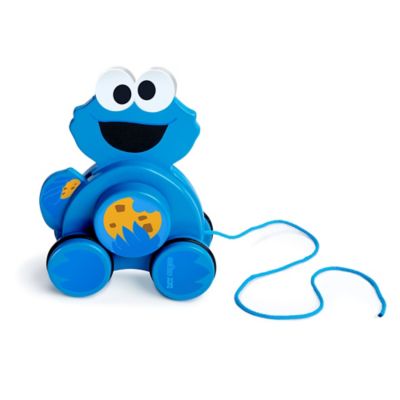Bright Starts&trade; Snack & Stroll Cookie Monster&trade; Wooden Pull Toy?