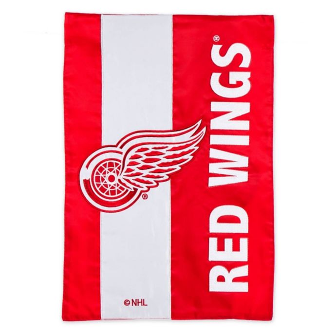 NHL Detroit Red Wings Embellished Applique Garden Flag | Bed Bath & Beyond