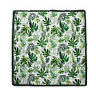 Alternate image 0 for Little Unicorn 5&#39; x 5&#39; Tropical Outdoor Blanket in Green/White