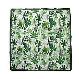 Little Unicorn® Tropical Outdoor Blanket in Green/White